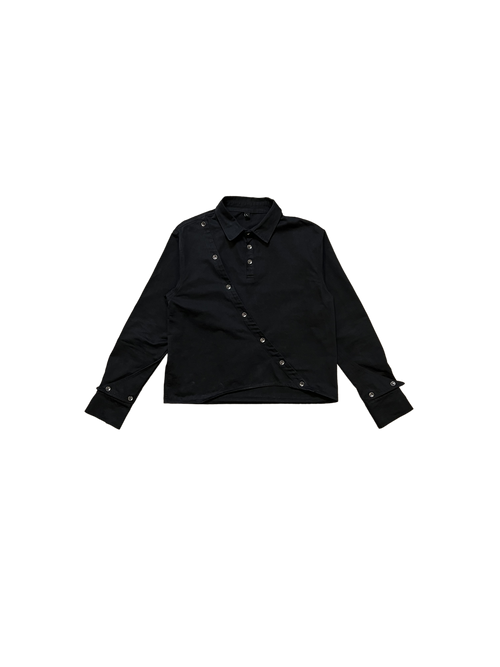 Asymmetrical Button Up